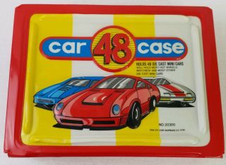 Tara Toy Car Case Hot Wheels Mini Die Cast Vehicles 1980s 20300 Includes 30 Cars