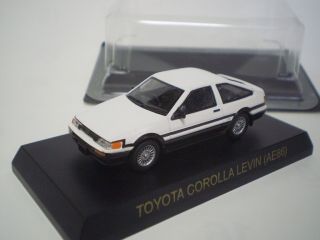 Toyota Corolla Levin Ae86 White Loose Kyosho 1:64 Scale Part.  1