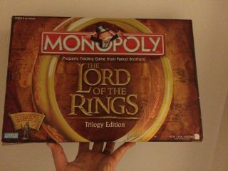 2003 Monopoly The Lord Of The Rings Trilogy Edition