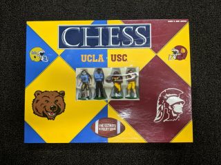 Ucla Vs.  Usc Chess Set - Bruins Trojans Chess - The Ultimate Rivalry Game