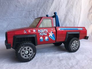 Vintage 83 Tonka Dirty Demo Pick Up Truck Made In Usa Metal