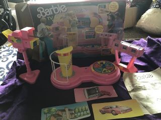 Barbie Tv Game Show Mattel Arco Toys 1987 Missing Diorama