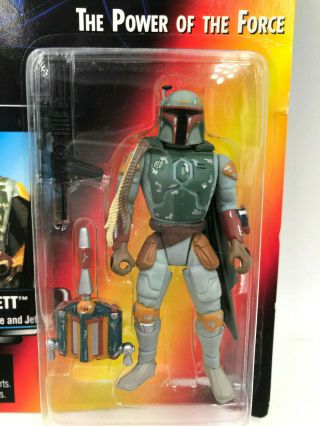 Star Wars Boba Fett Power Of The Force Action Figure By Kenner 1995