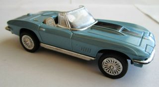 Ray 1967 Chevrolet Corvette Convertible 1:43 Die Cast Car - Light Blue Loose
