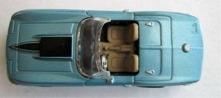 Ray 1967 Chevrolet Corvette Convertible 1:43 Die Cast Car - Light Blue Loose 5