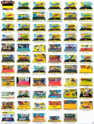 Custom Display Stand Diorama Suit Various Corgi Toys Die - Cast Model Cars 300 - 324