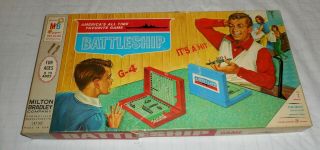 Vintage 1967 Milton Bradley Battleship Game Complete With All Parts No.  4730 Vg