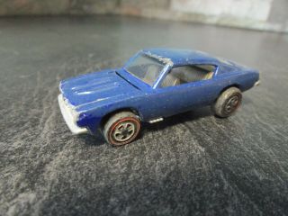 Vintage Hot Wheels Redline - Custom Barracuda - Enamel Blue