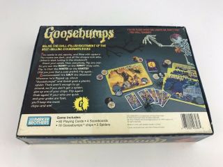Goosebumps Shrieks And Spiders Board Game Stine Parker Brothers 1995 Complete 2