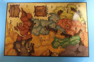 Lord Of The Rings Risk Trilogy Edition Replacement Board Only