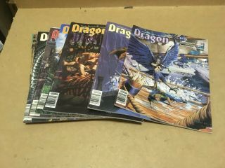 8 Dragon Magazines - Ad & D / D & D Role Playing 90,  92,  93,  94,  95,  97,  98,  99