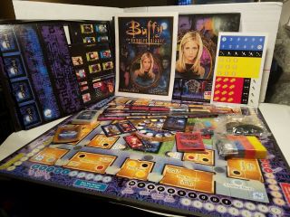 Buffy The Vampire Slayer Board Game Unplayed Partially Milton Bradley