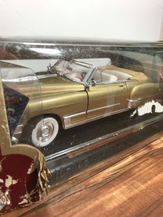 Road Legends Yat Ming 1949 Gold Cadillac Coupe De Ville Well Worn Box