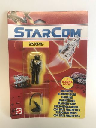 Starcom Vtg Action Figure 80s Mattel 1990 Moc 8 Gen Trovek