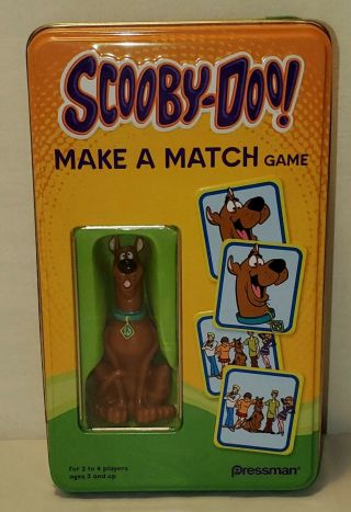 Scooby - Doo Make A Match Game W/figure By Pressman - Complete Game