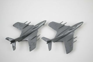2 Vintage 1950s / 1960s Aircraft Toy Jet Fighter Planes