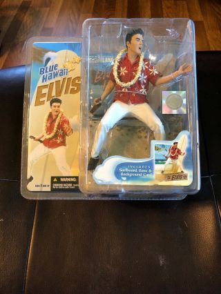 Elvis Presley Blue Hawaii Action Figure Mcfarlane Toys Licensed 2006 Rare