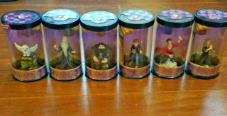 Vintage Harry Potter Mini Figurines With Story Scope Full Set Of 6
