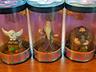 VINTAGE Harry Potter Mini Figurines with Story Scope FULL SET of 6 3