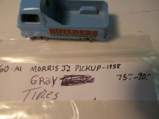 Matchbox - 60 - A1 Morris J2 pickup - 1958 Lesney Product made in England 2