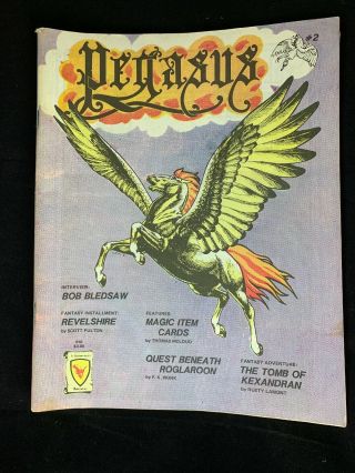 Pegasus A Judges Guild Publication 2 D&d Sci - Fi Fantasy 1981