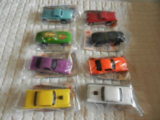 Mcdonalds Complete Set Of 8 Hot Wheels All In Baggies Chevrolet,  Ford