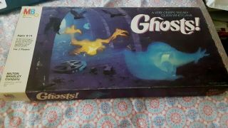 Vintage 1985 Milton Bradley Ghosts Board Game
