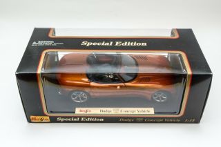 Dodge Concept Vehicle Burnt Orange 1:18 Maisto Special Edition Diecast