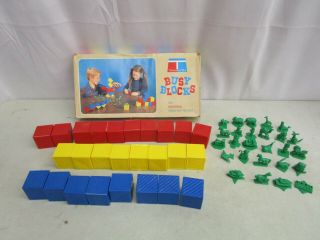 Vintage 1971 Tupperware Toys Busy Blocks (complete)