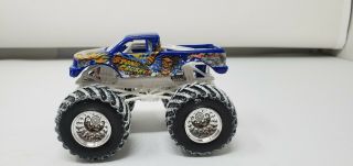 Hot Wheels Monster Jam 1:64 Scale Stone Crusher Holiday Edition Diecast Truck
