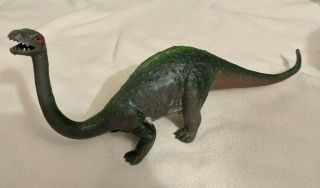 Vintage Dor Mei Plastic Dinosaur Toy - Made In Hong Kong Figure - Brontosaurus