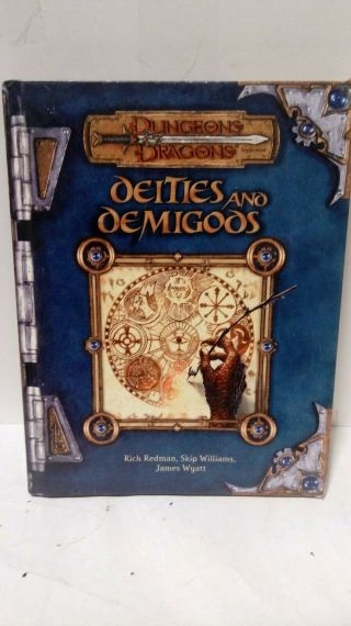 Advanced Dungeons And Dragons Deities Abd Demigods Hardcover First Print