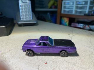 1968 Hotwheels Redlines Custom Fleetside Purple