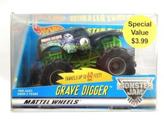 Grave Digger Monster Jam Truck (friction Powered) (hot Wheels) (1999)