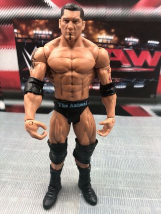 Wwe " The Animal " Batista Basic Series Wrestling Action Figure Wwf Evolution Wcw
