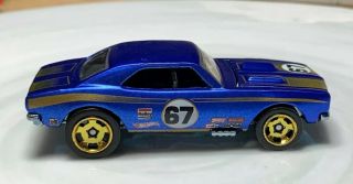 Hot Wheels Cool Classics ‘67 Chevy Camaro Blue 1/64 Diecast Loose Chevrolet