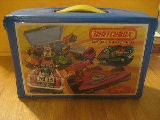 1976 Matchbox Car Carry Case Holds 24 Models Lesney Products Corp