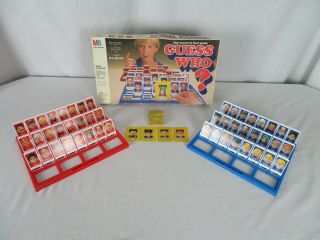 1991 Guess Who The Mystery Face Game Milton Bradley