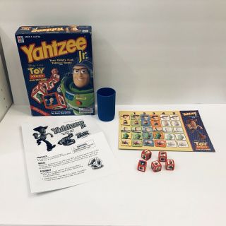 Toy Story And Beyond Yahtzee Jr Game 2002 Milton Bradley Child