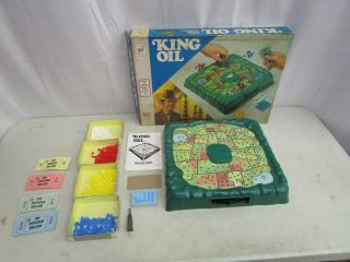 Vintage 1974 Milton Bradley King Oil Board Game (complete)