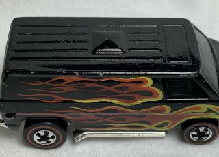 Hot Wheels Red Line 1974 Black Van With Flames