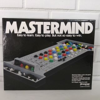 Mastermind Board Game Pressman Target Exclusive Open Box Age 8 Up 2 Players