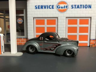 1/64 Hot Wheels Custom 41’ Willys Coupe Die Cast Collectible Model Car