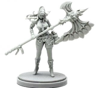 30mm Resin Pinup - Weaponsmith Kingdom Death Unbuild Only Figure Wh035