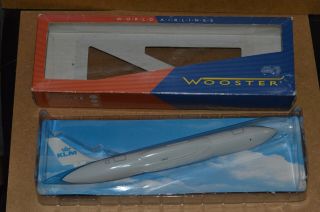 Wooster Klm Airbus A330 - 200 Dutch Airlines Model Aircraft Plane Boxed 12 " Long