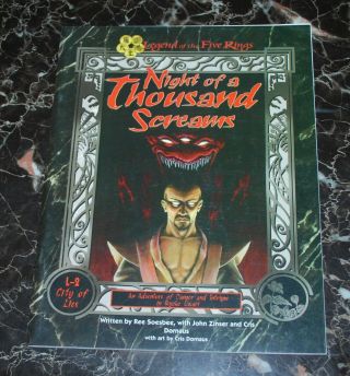 L5r Night Of A Thousand Screams Legend Of The Five Ring