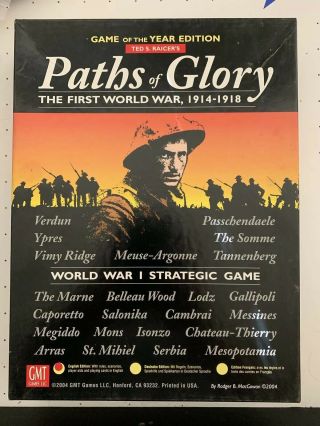 Paths Of Glory By Gmt Games