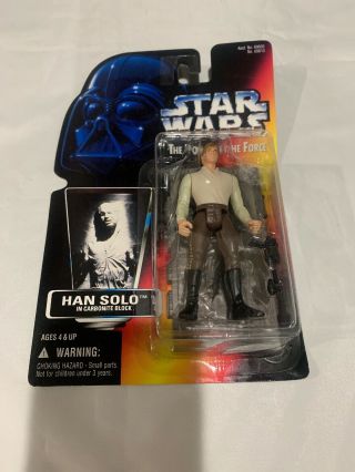 Hasbro Star Wars Potf 3.  75 " Han Solo Carbonite Action Figure Get It Fast