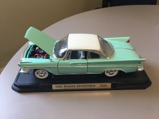 Fairfield 1961 Desoto Adventurer Light Green 1:18 Scale Diecast Car W/box