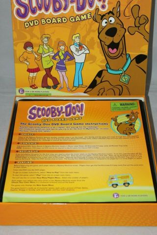 Scooby - Doo DVD Board Game (2007 B1 Games/Pressman) Complete A, 3